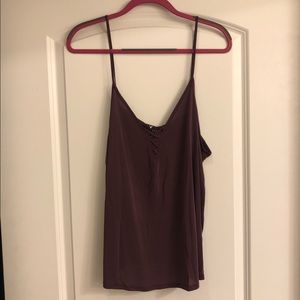 American Eagle deep maroon tank top. Size XL